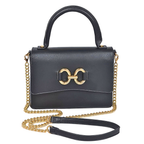 HD ACCESSORIES Tote Handbags Women's Pu Leather Sqaure Chain Crossbody