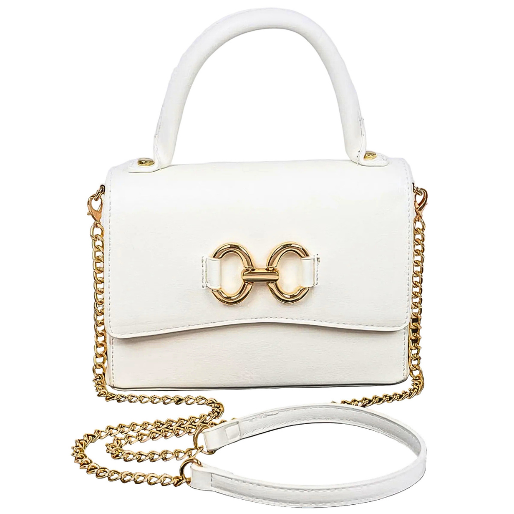 HD ACCESSORIES Tote Handbags Women's Pu Leather Sqaure Chain Crossbody