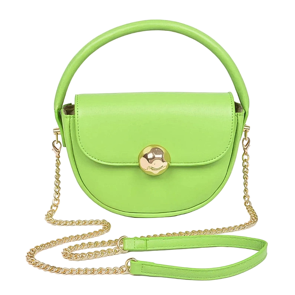HD ACCESSORIES Women's Crossbody Clutch Semi-circle Flap Chain Purses