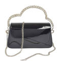 HD ACCESSORIES Women's Fashion Bag Rhinestone Handle Chain Crossbody