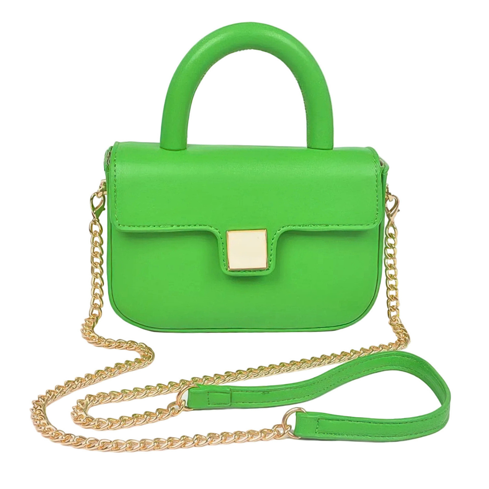 HD ACCESSORIES Women's Flap Crossbody Bag Pu Leather Top Handle Chain Strap