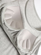 Women's Casual Cami Tops Viscose Lightweight Padded Built-in Bra Tank