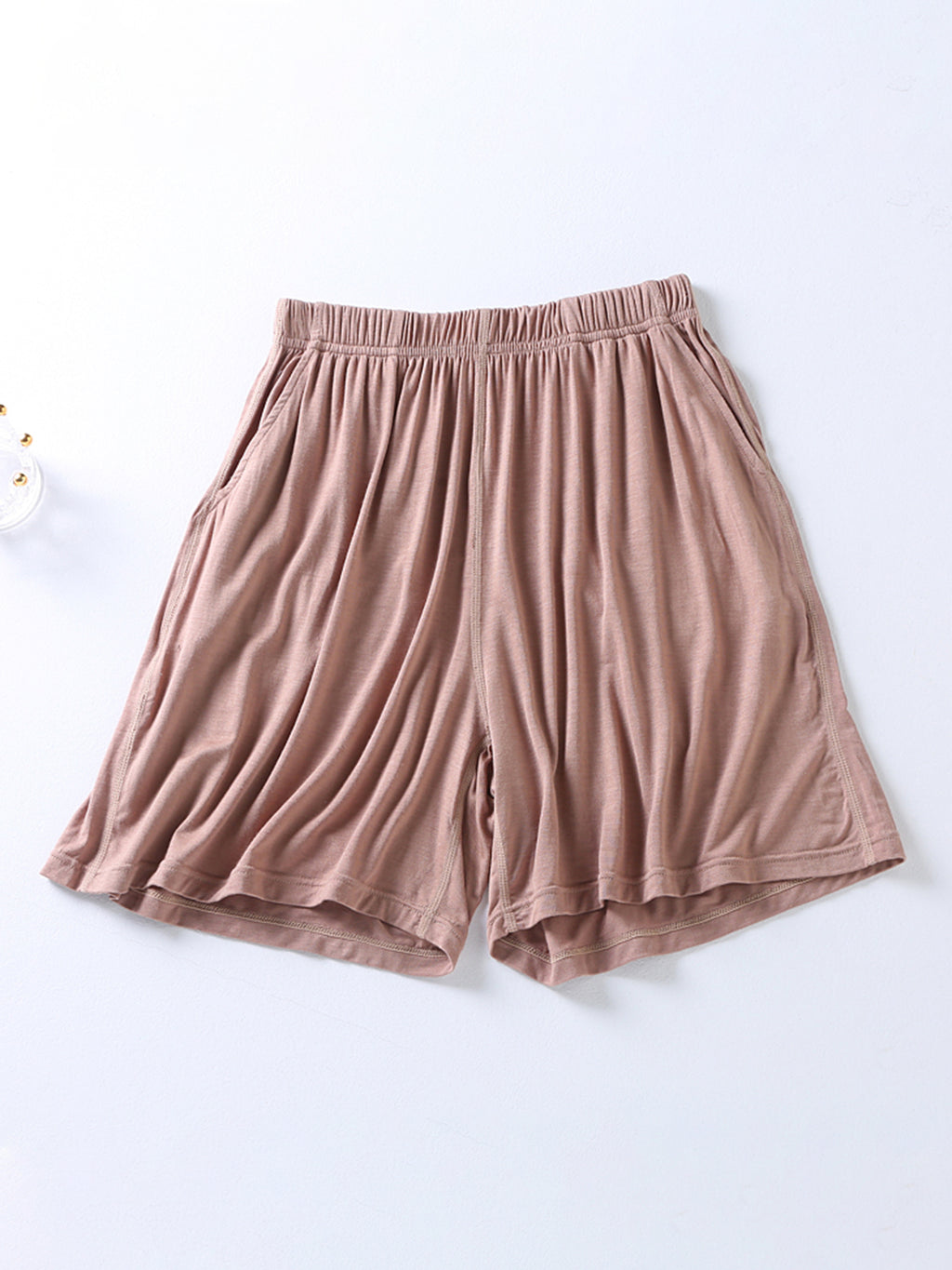 Plus Size Women's Casual Lounge Set Bra Padded Basic T-Shirt and Shorts