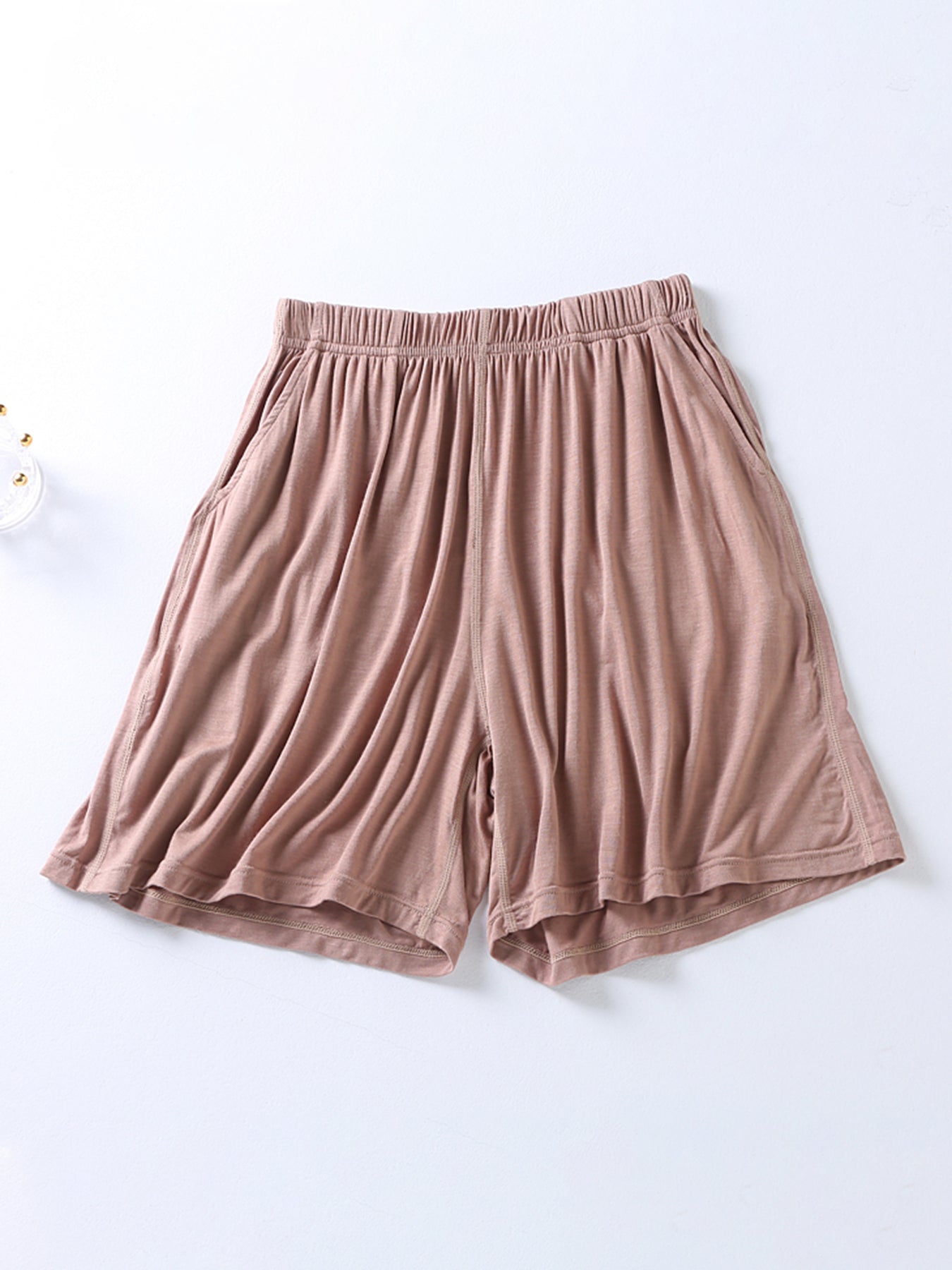 Plus Size Women's Casual Lounge Set Bra Padded Basic T-Shirt and Shorts