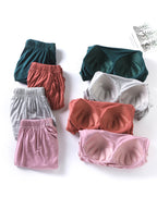 Plus Size Women's Casual Lounge Set Bra Padded Basic T-Shirt and Shorts
