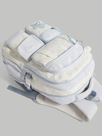 Casual Backpack Star Baby Light Blue Multi Zip Pockets Large Outdoor Bag