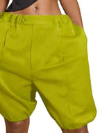 Casual Fashion Balloon Bermuda Women's Hight Waisted Loose Wide Leg Shorts