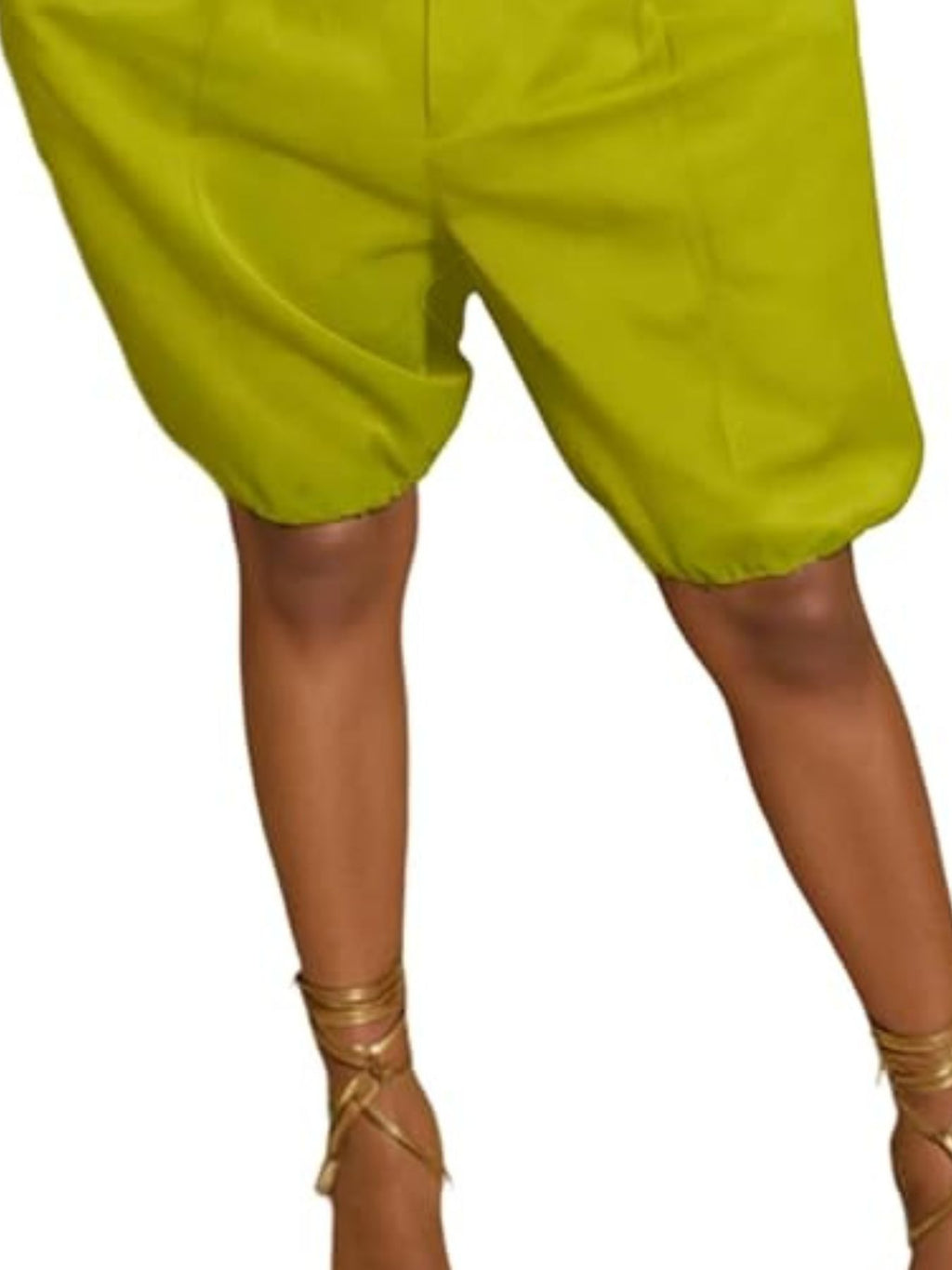 Casual Fashion Balloon Bermuda Women's Hight Waisted Loose Wide Leg Shorts