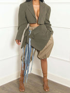 Casual Fashion Balloon Bermuda Women's Hight Waisted Loose Wide Leg Shorts