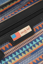 Nicole Lee USA Denim Hobo Tasche Bosque De Amor Blumen Patch Reißverschluss Umhängetasche