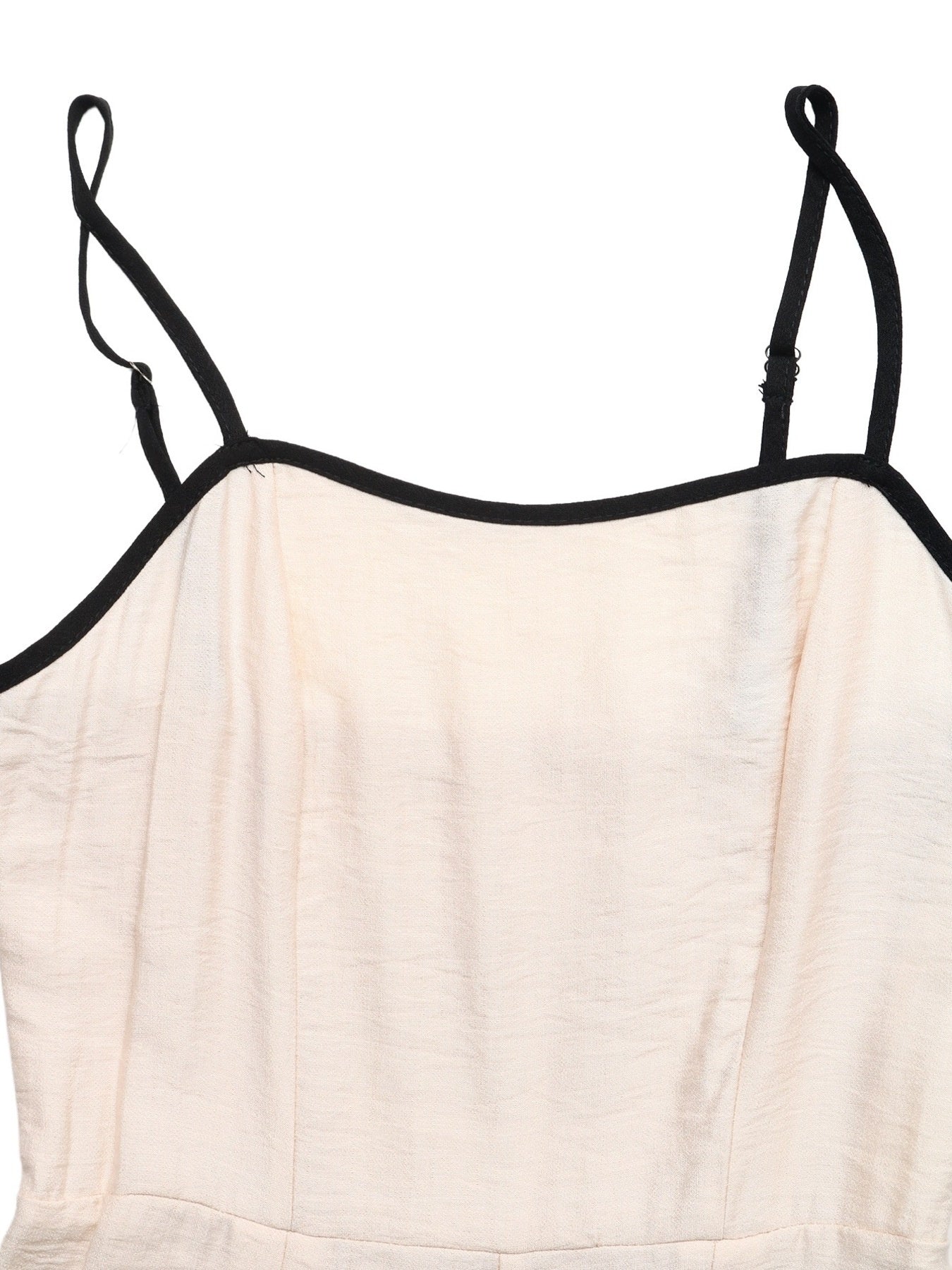 Casual Fashion Jumpsuit Sleeveless Contrast Trim Wide Leg Lightweight Overall