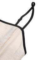 Casual Fashion Jumpsuit Sleeveless Contrast Trim Wide Leg Lightweight Overall