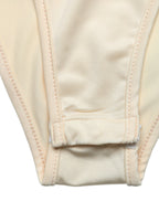 Satin Bodysuit Round Neck Pearl Trim Short Sleeve Fashion Gold Romper