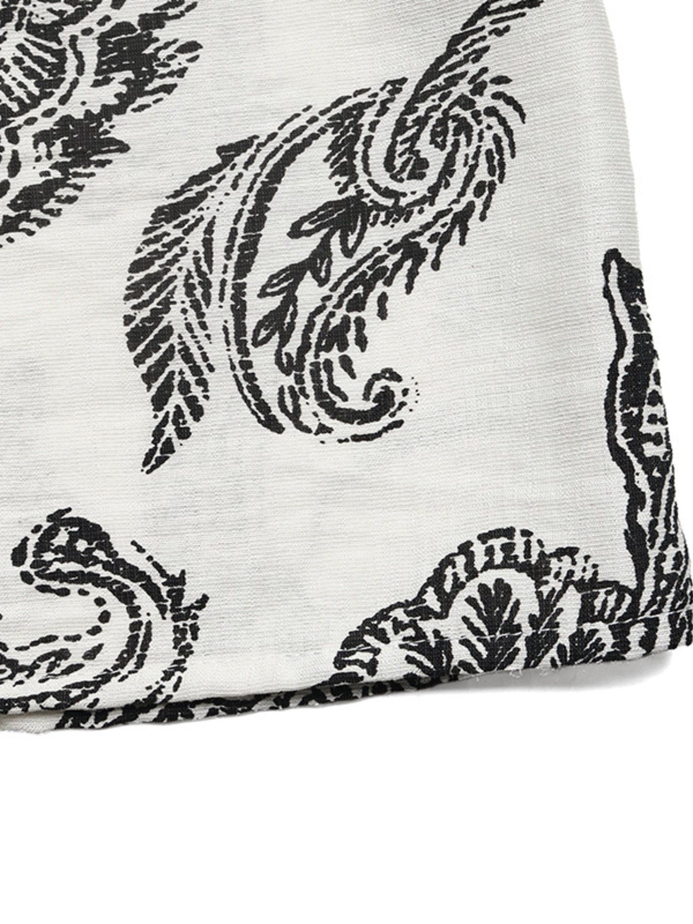 Maxi Dress Boho Paisley Balck Print V-Neck Ruffle Layered Short Sleeve