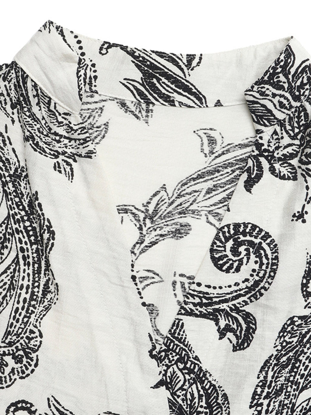 Maxi Dress Boho Paisley Balck Print V-Neck Ruffle Layered Short Sleeve