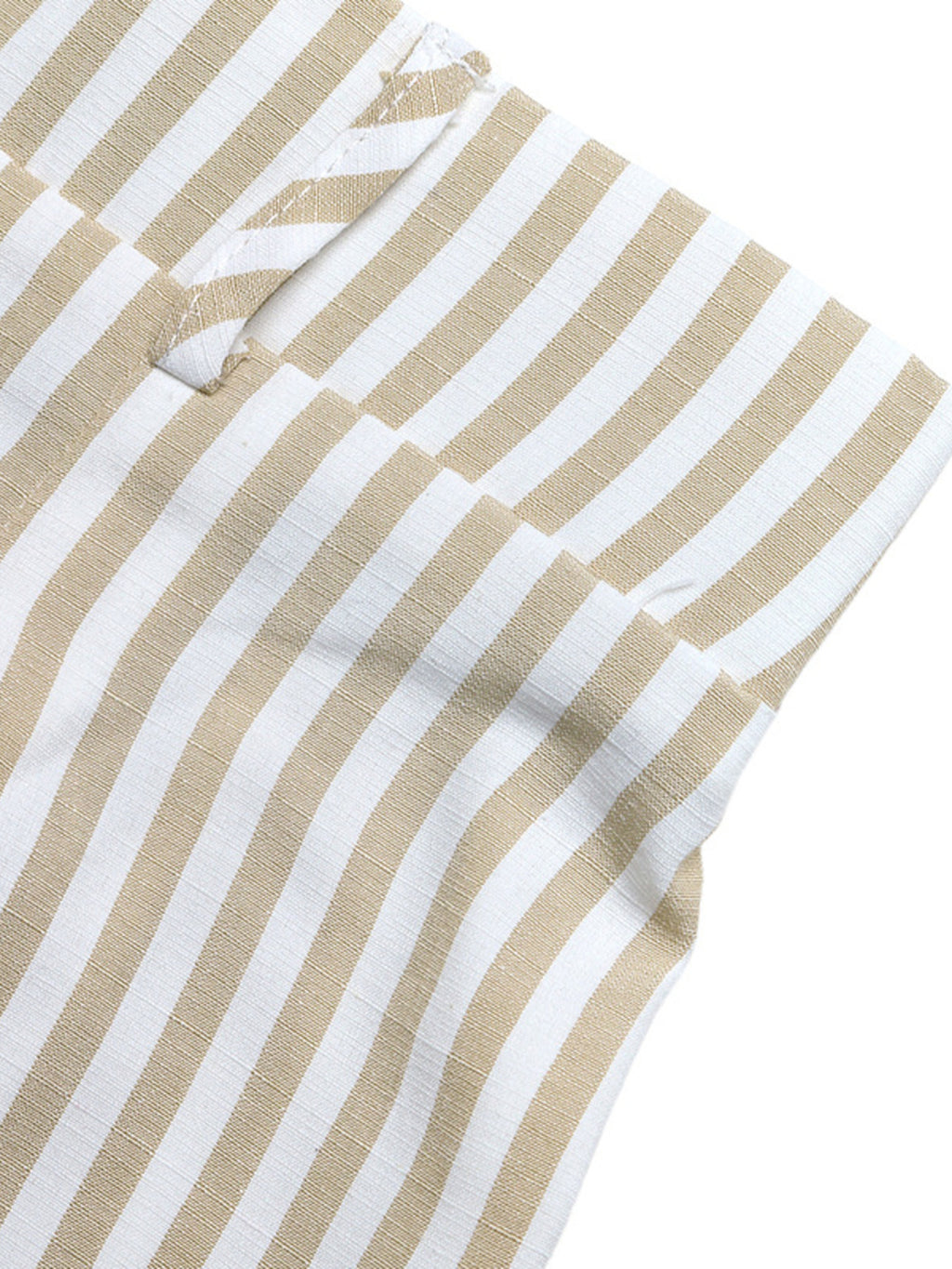 Fashion Outfit Set Striped Tie Vest Sleeveless Top & Wide Leg Pants Cotton Casual