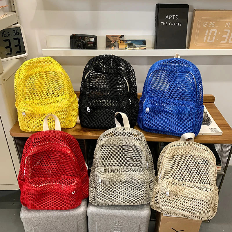 Small Mesh Backpack for Women - 2025 Travel Backpacks S019de658bee84efd99858f4be5cebb25G STYLEINGER
