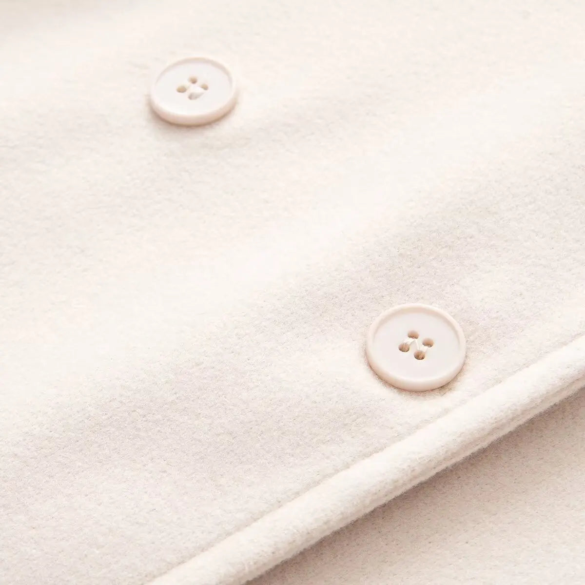 Women's High-Neck Double-Breasted Jacket with Pockets