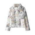Women Animal Print Fluffy Faux Fur Coat Fashion Long Sleeves Outerwear Print S087d97aa757b4cbcbae3e152228af62c7 STYLEINGER
