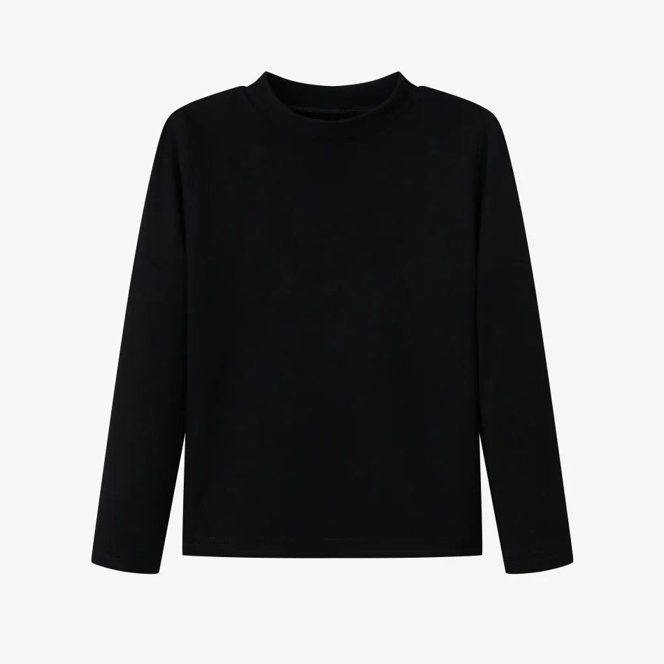 Chalet Geschwister-Matching Sweatshirts - Gewaschenes Schwarz Pinstripe Kinder-Set