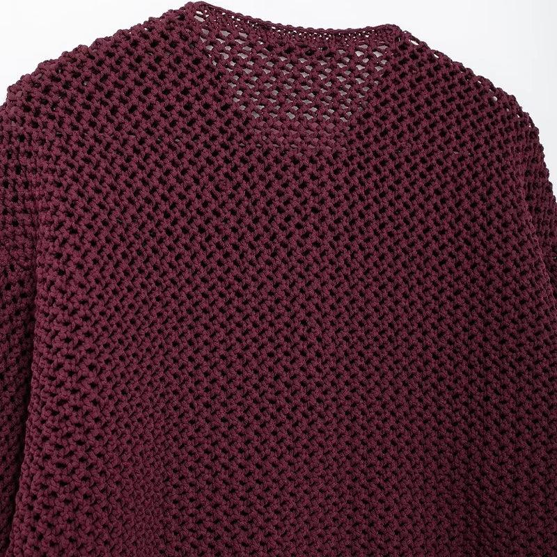 Single Breasted Knitted Sweater Long Sleeves Button Front Patch Pockets Knitwear S0cb87c6b2b7a46a3b1e32497f97bd0e6G STYLEINGER