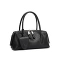 Women's Genuine Leather Bowling Shoulder Bag – Vintage Cowhide Crossbody