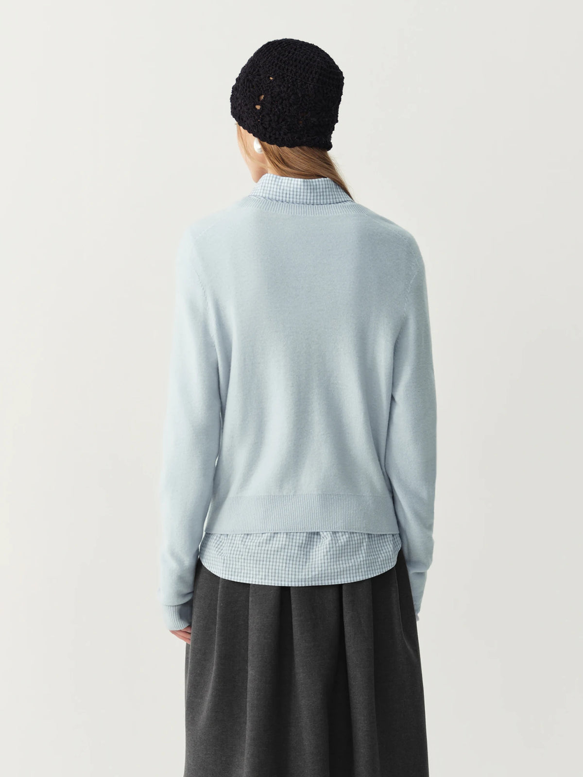Women's Sweater 100% Wool Crew-Neck Pullover Regular Fit Full-Sleeve Soft Warm Knit Casual Office Winter