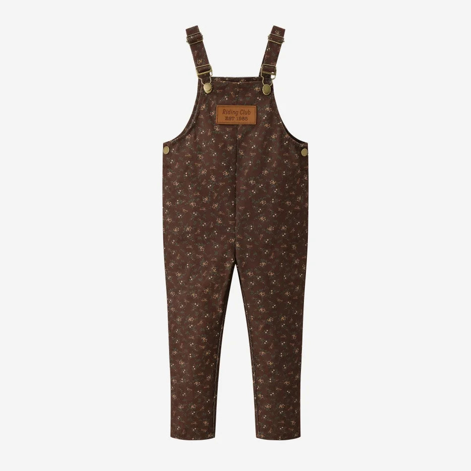 Corduroy Children's Outfit - Unisex Autumn Print Tops
