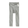 Dave & Bella Girls' Grey Tights – Cute Autumn Pantyhose for Kids Ages 3–12