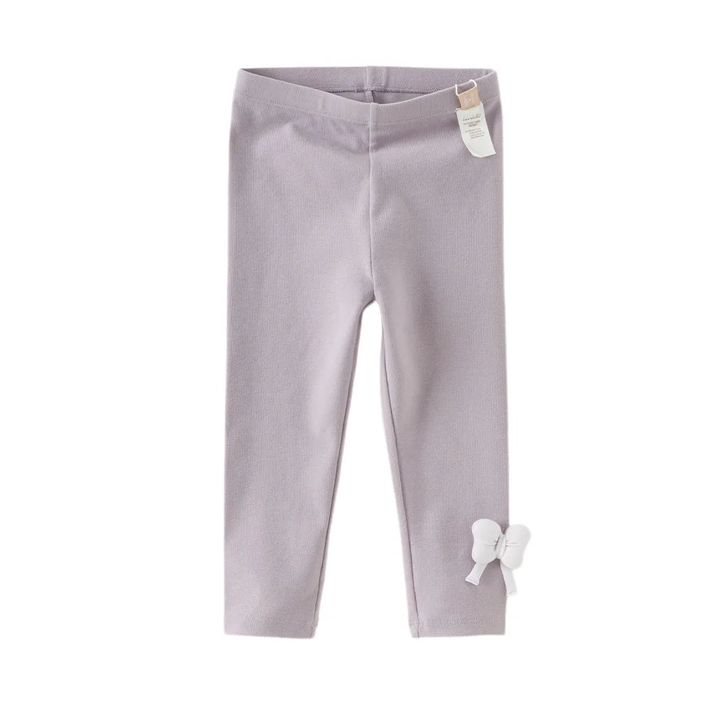 Dave & Bella Girls' Cotton Leggings – Cute Autumn Tights for Kids Ages 4–12