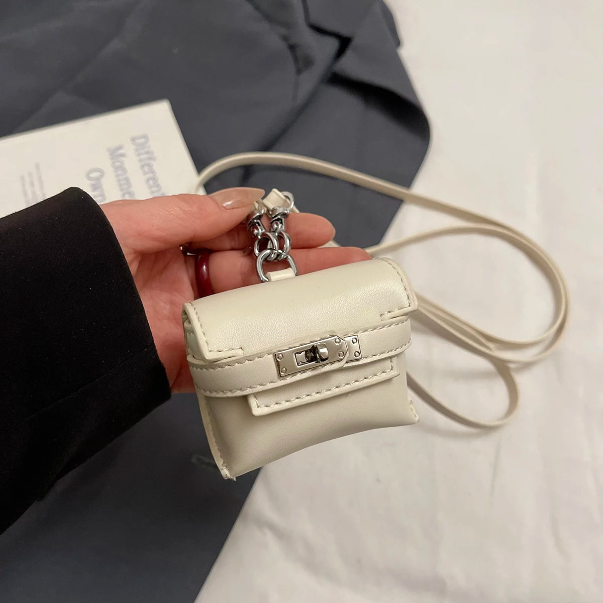 Mini PU Leather Crossbody Bag for Women - Cute Green Handbag Beige Mini(Max Length<20cm) S173d9062cc42428589d8e65d766dde2fg STYLEINGER