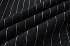 Conjuntos de Sudores para Irmãos Chalet - Conjunto Infantil Pinstripe Preto Envelhecido