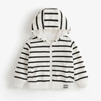 Boy's Jacket Cotton Cartoon Print Full-Zip Heavyweight Sporty Autumn Outerwear