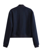 Women Fashion Solid Bomber Jackets Coat With Pockets V-Neck Single Breasted Long Sleeves