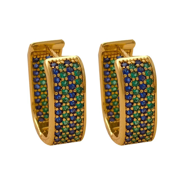 Women's Gold-Tone Cubic Zirconia Drop Earrings