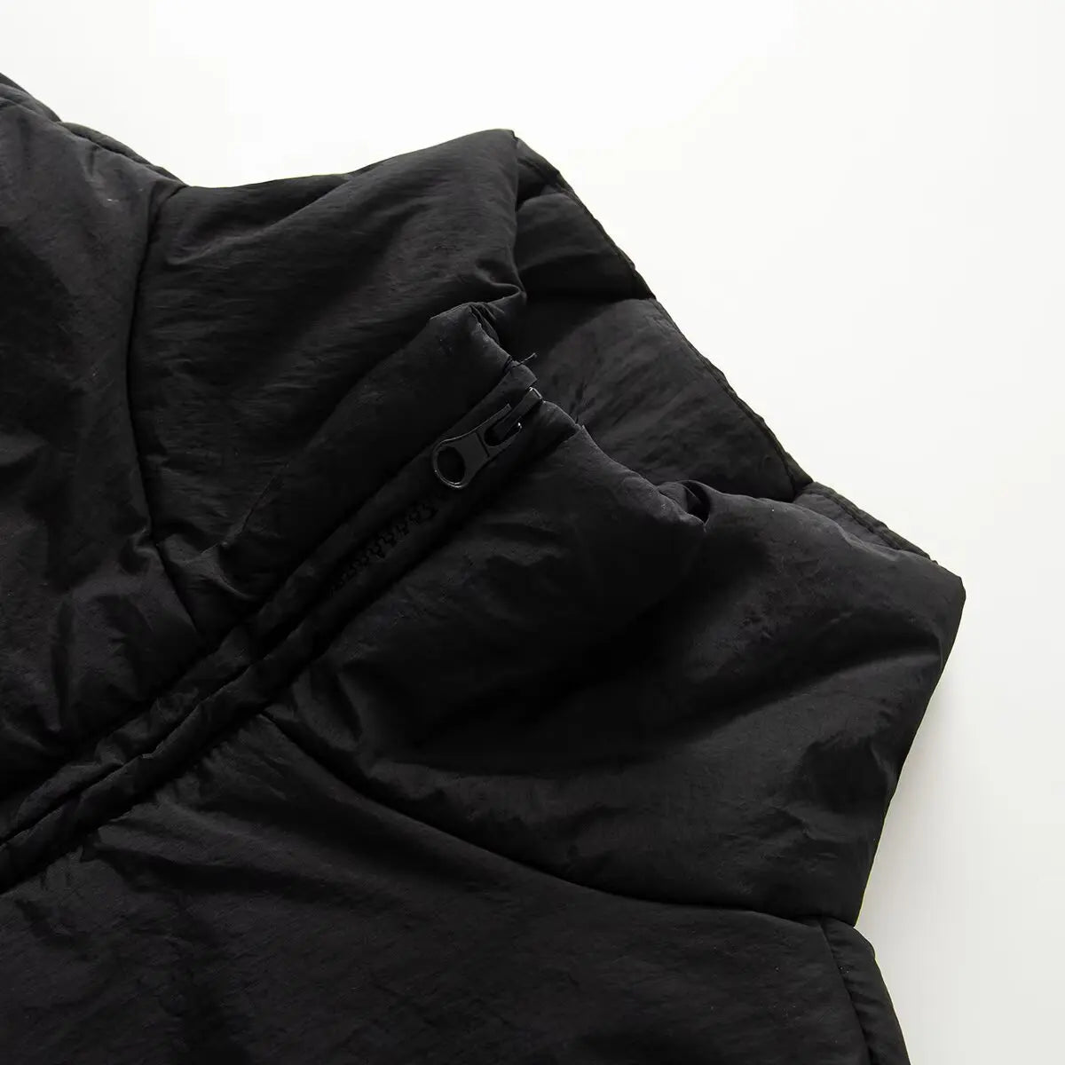 Women's Fashion Jackets Coats Front Zipper With Pockets Solid High Neck Long Sleeves Chic Lady Outfits