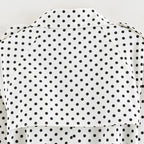 Women’s Polka Dot Double-Breasted Trench Coat