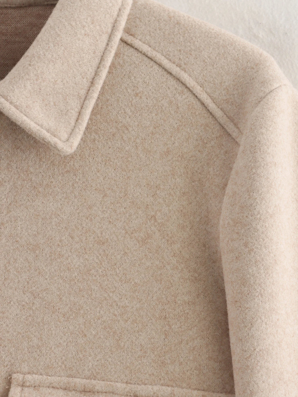 Women's Zipper Jacket Coat Winter Long Sleeve Pocket Outerwear Coat Short Street Elegant