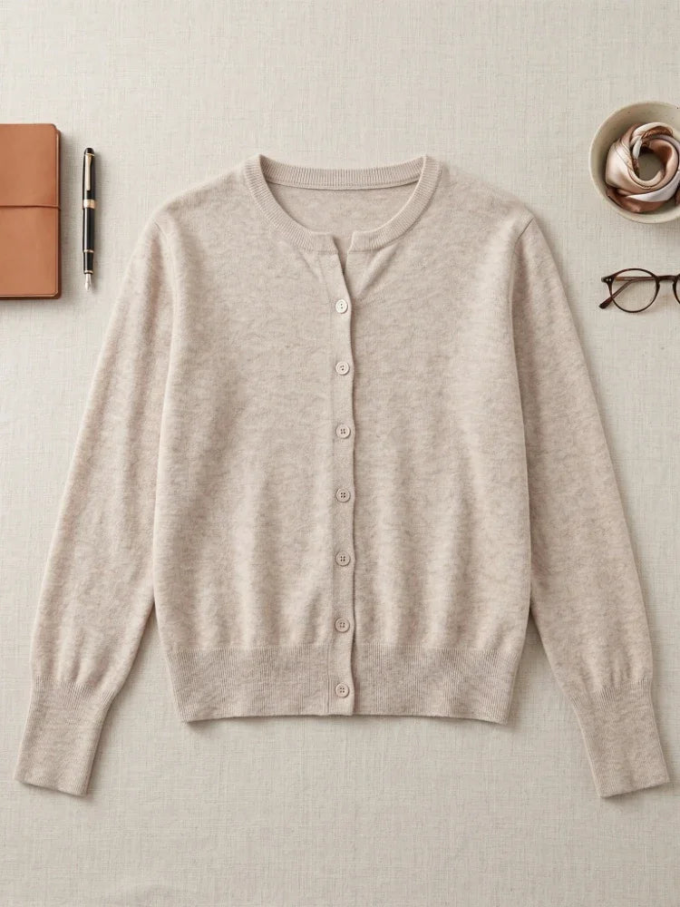 Fashion Women's Cardigan Soft Knit Loose Short  Autumn Winter Casual Sweater