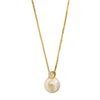 Women's Gold-Tone Simulated Pearl Pendant Necklace