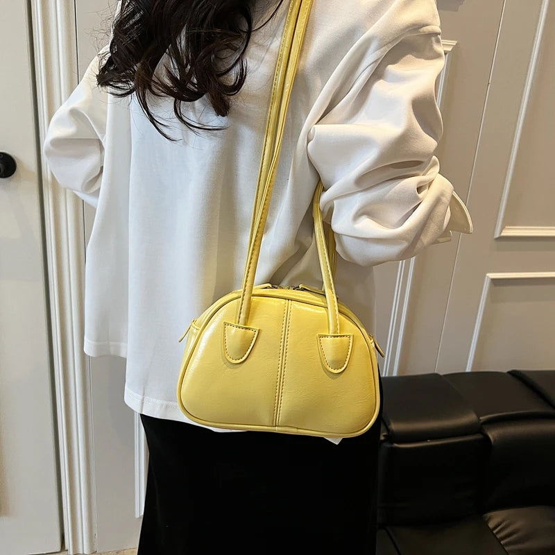 Mini Shoulder Bags Zippper Pu Leather Simple Solid Handbags S3cab82ce5e0d45c1b7a6c844deb13c77m STYLEINGER