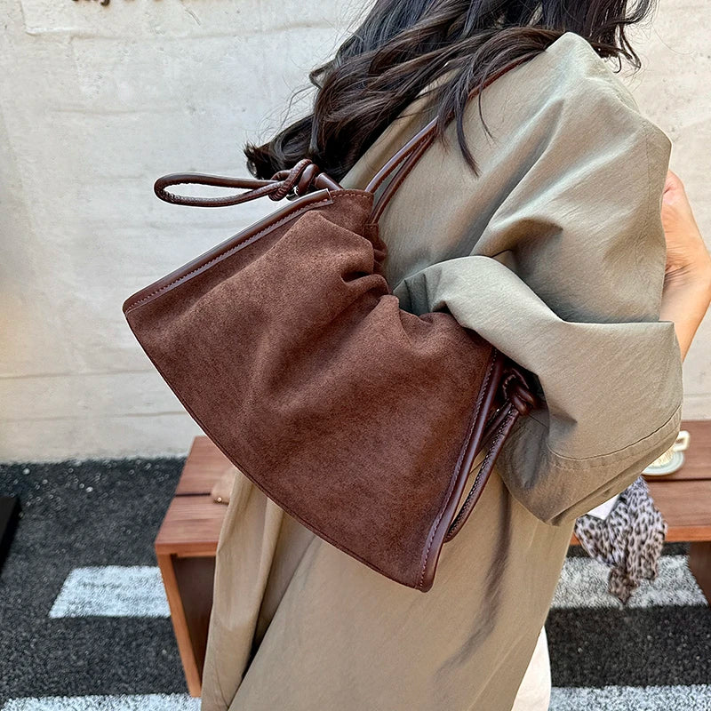 Women's Soft PU Tote Shoulder Bag with Hasp Closure