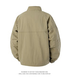 Men's Slim-Fit Zip-Up Baseball Collar Jacket