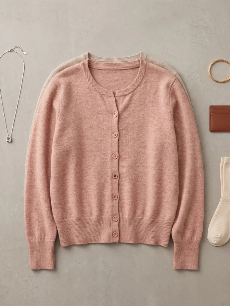 Fashion Women's Cardigan Soft Knit Loose Short  Autumn Winter Casual Sweater
