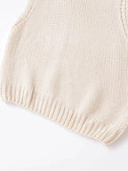 Chain Asymmetric Hem Knit Top Round Neck Sleeveless Tank Top S44a1a80a77084cebb99132dbc3df705bQ STYLEINGER