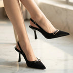 Casual Women's Sandals Brand Buckle Designer 2026 Everyday Comfortable Office Women's High Heels
