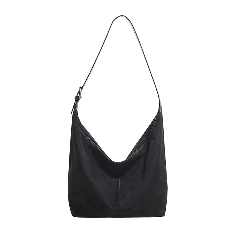Women's Large Soft Faux Leather Hobo Shoulder Bag