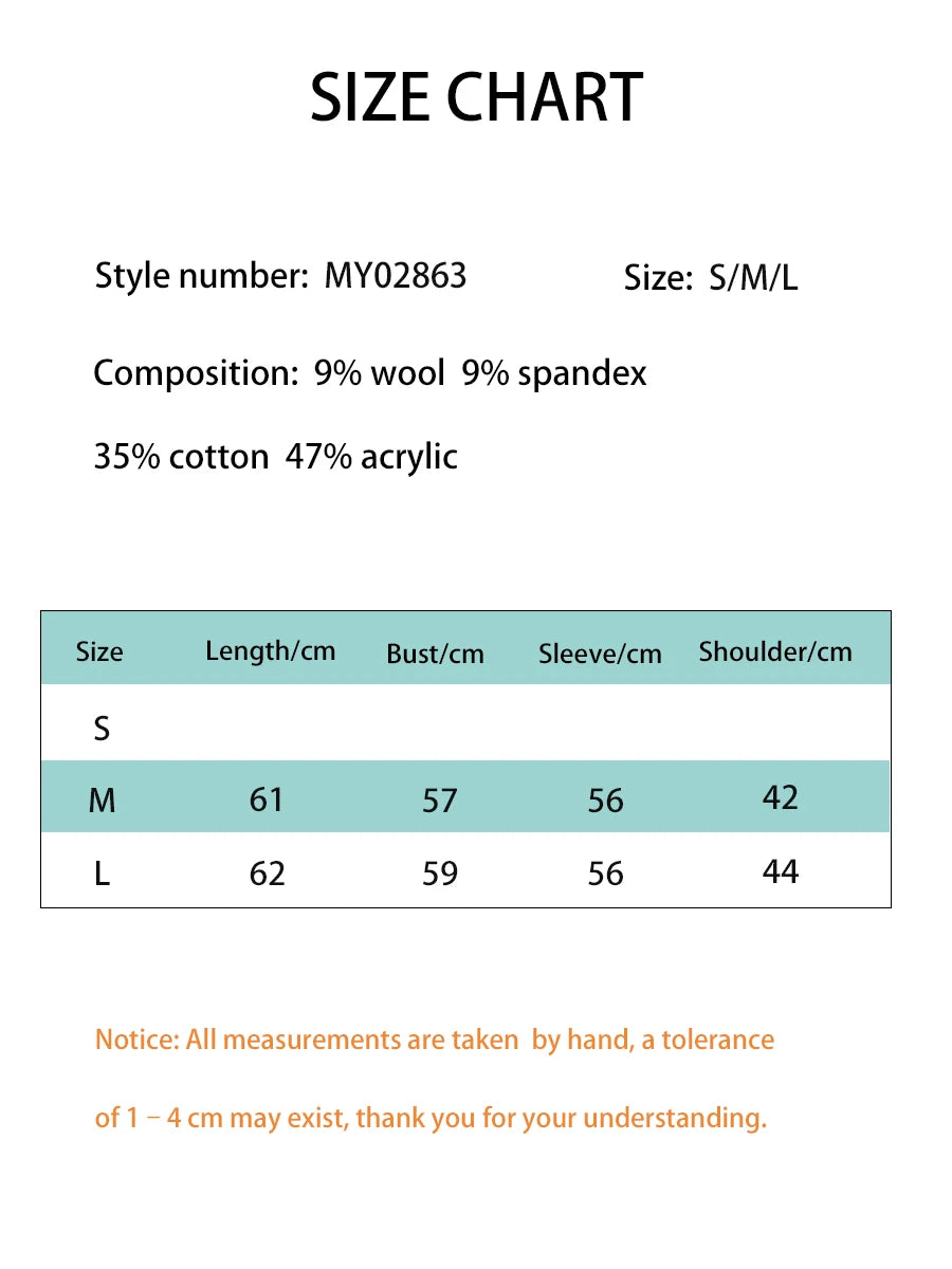 Women's Cardigan Slim-Fit Single-Breasted O-Neck Button Wool-Cotton-Acrylic Blend Full-Sleeve Autumn Winter Sweater