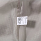 Women's Jacket Polyester Plaid Loose Stand Collar Full-Zip Full-Sleeve Casual Autumn Outerwear