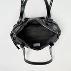 Women's PU Leather Baguette Crossbody Bag Street Style, Zipper Closure